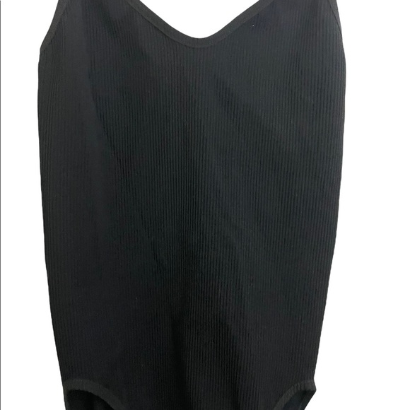 Out from under urban outfitters womens black ribbed bodysuit. Size large. - Picture 4 of 9